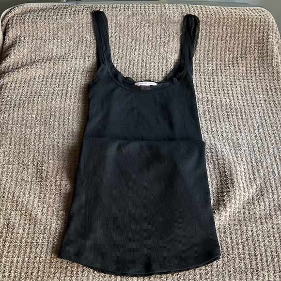 Victoria Secret Mesh Trim Soft Ribbed Tank Sleepshirt ~ NEW - Picture 4 of 7